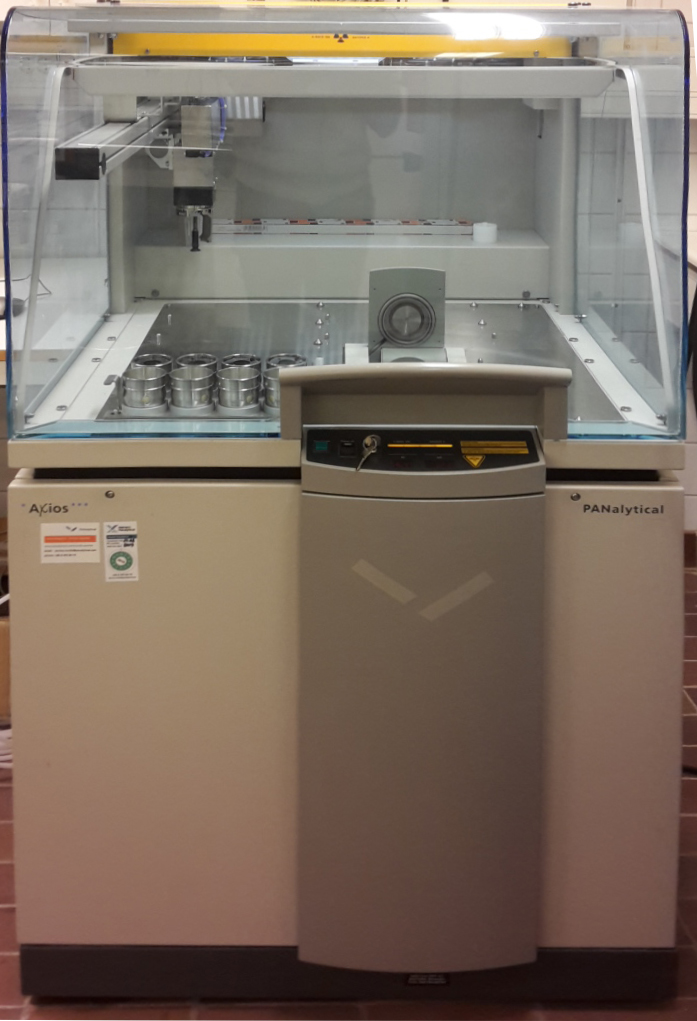 Picture of X-ray fluorescence spectrometer (XRF)